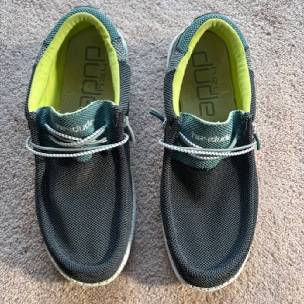 Men's Hey Dude Wally Storm Size 13 Gently Used